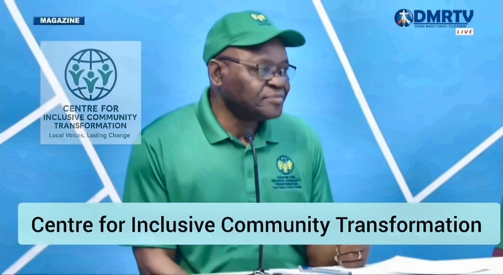 CICTRANS representative participating in a DMR TV discussion